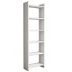 ΒΙΒΛΙΟΘΗΚΗ CLASSIKER HM9226.11 ΜΕΛΑΜΙΝΗΣ ΛΕΥΚH 48,5x22x160Υεκ.