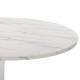 ΤΡΑΠΕΖΙ ΤΡΑΠΕΖΑΡΙΑΣ ROLLO HM9422.01 ΣΤΡΟΓΓΥΛΟ WHITE MARBLE Φ120x74Yεκ. ΤΡΑΠΕΖΙ ΤΡΑΠΕΖΑΡΙΑΣ ROLLO HM9422.01 ΣΤΡΟΓΓΥΛΟ WHITE MARBLE Φ120x74Yεκ.