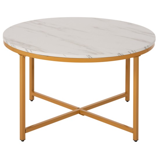 ΤΡΑΠΕΖΙ ΣΑΛΟΝΙΟΥ HM9420.01 WHITE MARBLE ΜΕΛΑΜΙΝΗ-ΧΡΥΣΗ ΜΕΤΑΛΛΙΚΗ ΒΑΣΗ Φ80x48,5Yεκ. ΤΡΑΠΕΖΙ ΣΑΛΟΝΙΟΥ HM9420.01 WHITE MARBLE ΜΕΛΑΜΙΝΗ-ΧΡΥΣΗ ΜΕΤΑΛΛΙΚΗ ΒΑΣΗ Φ80x48,5Yεκ.