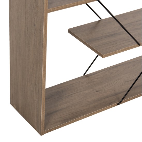 ΒΙΒΛΙΟΘΗΚΗ TARS HM2240.13 OLIVE GREY ΜΕΛΑΜΙΝΗ-ΜΑΥΡΕΣ ΜΕΤΑΛΛΙΚΕΣ ΒΕΡΓΕΣ 84x24x157Yεκ. ΒΙΒΛΙΟΘΗΚΗ TARS HM2240.13 OLIVE GREY ΜΕΛΑΜΙΝΗ-ΜΑΥΡΕΣ ΜΕΤΑΛΛΙΚΕΣ ΒΕΡΓΕΣ 84x24x157Yεκ.