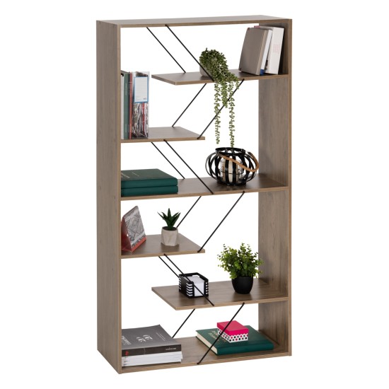 ΒΙΒΛΙΟΘΗΚΗ TARS HM2240.13 OLIVE GREY ΜΕΛΑΜΙΝΗ-ΜΑΥΡΕΣ ΜΕΤΑΛΛΙΚΕΣ ΒΕΡΓΕΣ 84x24x157Yεκ. ΒΙΒΛΙΟΘΗΚΗ TARS HM2240.13 OLIVE GREY ΜΕΛΑΜΙΝΗ-ΜΑΥΡΕΣ ΜΕΤΑΛΛΙΚΕΣ ΒΕΡΓΕΣ 84x24x157Yεκ.