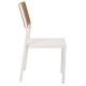 ΚΑΡΕΚΛΑ ΑΛΟΥΜΙΝΙΟΥ ΛΕΥΚΗ ΜΠΕΖ RATTAN & TEXTLINE HM5921.02 46x55,5x83Yεκ.