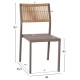 ΚΑΡΕΚΛΑ ΑΛΟΥΜΙΝΙΟΥ ΣΑΜΠΑΝΙ ΜΕ RATTAN & TEXTLINE HM5921.03 46x55,5x83 εκ. ΚΑΡΕΚΛΑ ΑΛΟΥΜΙΝΙΟΥ ΣΑΜΠΑΝΙ ΜΕ RATTAN & TEXTLINE HM5921.03 46x55,5x83 εκ.