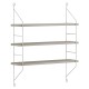 ΡΑΦΙΕΡΑ ΤΟΙΧΟΥ ACHALA ΜΕΛΑΜΙΝΗΣ HM9185.14 SONOMA 60x15x68Y εκ. ΡΑΦΙΕΡΑ ΤΟΙΧΟΥ ACHALA ΜΕΛΑΜΙΝΗΣ HM9185.14 SONOMA 60x15x68Y εκ.