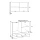ΣΥΝΘΕΣΗ ΚΟΥΖΙΝΑΣ BLAINE ΜΕΛΑΜΙΝΗ ΓΚΡΙ HM2439.10 120x46-29,2εκ. ΣΥΝΘΕΣΗ ΚΟΥΖΙΝΑΣ BLAINE ΜΕΛΑΜΙΝΗ ΓΚΡΙ HM2439.10 120x46-29,2εκ.