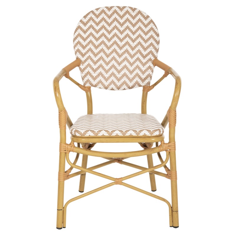 ΠΟΛΥΘΡΟΝΑ ΑΛΟΥΜΙΝΙΟΥ BAMBOO LOOK ΦΥΣΙΚΟ - ΛΕΥΚΟ HM5928.03 55x58x95 εκ.