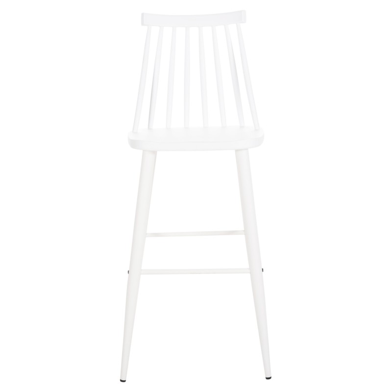 ΣΚΑΜΠΟ ΜΠΑΡ ΨΗΛΟ VANESSA HM8459.11 ΛΕΥΚΟ PP & ΛΕΥΚΑ ΜΕΤΑΛ.ΠΟΔΙΑ 47x48,5x107Υεκ.