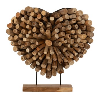 ΕΠΙΤΡΑΠΕΖΙΟ ΔΙΑΚΟΣΜΗΤΙΚΟ SHINZO HM7911 ΣΧΗΜΑ ΚΑΡΔΙΑ ΚΛΑΔΙΑ ΤΕΑΚ 57x5x56Υεκ.