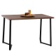 ΤΡΑΠΕΖΙ ΤΡΑΠΕΖΑΡΙΑΣ JAY HM9531 MDF ΚΑΡΥΔΙ-ΜΑΥΡA ΜΕΤΑΛΛΙΚΑ ΠΟΔΙΑ 120x70x76Υεκ. ΤΡΑΠΕΖΙ ΤΡΑΠΕΖΑΡΙΑΣ JAY HM9531 MDF ΚΑΡΥΔΙ-ΜΑΥΡA ΜΕΤΑΛΛΙΚΑ ΠΟΔΙΑ 120x70x76Υεκ.