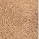ΧΑΛΙ ΣΤΡΟΓΓΥΛΟ CRATER HM7847 MENDONG GRASS ΣΕ ΦΥΣΙΚΟ ΧΡΩΜΑ Φ100 εκ.