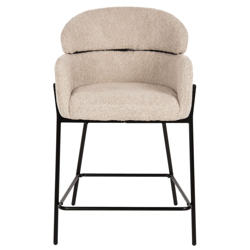 ΣΚΑΜΠΟ ΜΕΣ. ΥΨΟΥΣ WOLF HM8584.02 ΕΚΡΟΥ ΥΦΑΣΜΑ ΜΠΟΥΚΛΕ-ΜΑΥΡΑ ΜΕΤΑΛΛΙΚΑ ΠΟΔΙΑ 56x57x98Yεκ.