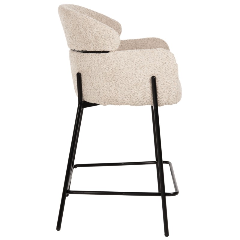 ΣΚΑΜΠΟ ΜΕΣ. ΥΨΟΥΣ WOLF HM8584.02 ΕΚΡΟΥ ΥΦΑΣΜΑ ΜΠΟΥΚΛΕ-ΜΑΥΡΑ ΜΕΤΑΛΛΙΚΑ ΠΟΔΙΑ 56x57x98Yεκ.