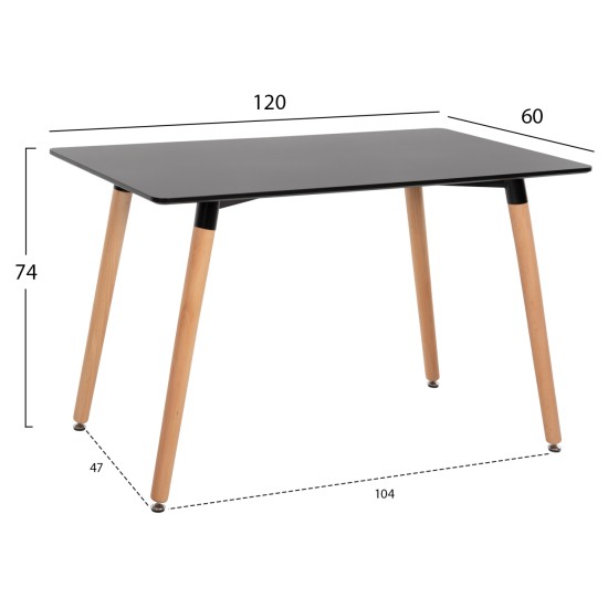 ΤΡΑΠΕΖΙ MINIMAL HM8581.02 ΜΑΥΡΟ MDF-ΠΟΔΙΑ ΟΞΙΑ ΣΕ ΦΥΣΙΚΟ ΧΡΩΜΑ- 120Χ60X74Υεκ. ΤΡΑΠΕΖΙ MINIMAL HM8581.02 ΓΚΡΙ MDF-ΠΟΔΙΑ ΟΞΙΑ ΣΕ ΦΥΣΙΚΟ ΧΡΩΜΑ- 120Χ60X74Υεκ.