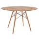 ΤΡΑΠΕΖΙ MINIMAL ΣΤΡΟΓΓΥΛΟ HM8454.04 MDF ΣΕ ΦΥΣΙΚΟ-ΠΟΔΙΑ ΟΞΙΑΣ ΣΕ ΦΥΣΙΚΟ Φ120Χ75Υεκ.