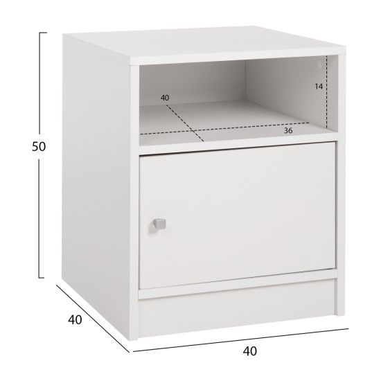 ΚΟΜΟΔΙΝΟ ΜΕΛΑΜΙΝΗΣ MALORY HM2205.05 ΛΕΥΚO 40x40x50Yεκ. ΚΟΜΟΔΙΝΟ ΜΕΛΑΜΙΝΗΣ MALORY HM2205.05 ΛΕΥΚO 40x40x50Yεκ.