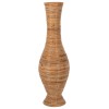 ΔΙΑΚΟΣΜΗΤΙΚΟ ΒΑΖΟ ΔΑΠΕΔΟΥ HM7852 RATTAN ΣΕ ΦΥΣΙΚΟ Φ30x100Yεκ.