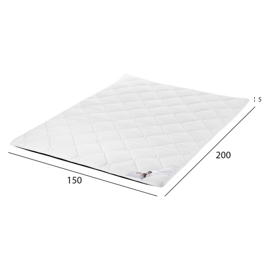 ΑΝΩΣΤΡΩΜΑ HM670.05 ΜΕ FOAM ΛΕΥΚΟ 150x200x5Y εκ. ΑΝΩΣΤΡΩΜΑ ΑΦΡΟΥ HM670.05 ΛΕΥΚΟ 150x200x5Y εκ.