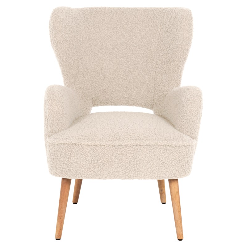 ΜΠΕΡΖΕΡΑ ΠΟΛΥΘΡΟΝΑ MYLIE ΜΠΟΥΚΛΕ ΥΦΑΣΜΑ ΕΚΡΟΥ HM8394.20 66x76x90Υ εκ.