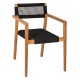 ΠΟΛΥΘΡΟΝΑ CHARLOTTE HM9637.02 ΞΥΛΟ TEAK ΦΥΣΙΚΟ & ΜΑΥΡΟ ΣΧΟΙΝΙ 59x54x83Y εκ. ΠΟΛΥΘΡΟΝΑ CHARLOTTE HM9637.02 ΞΥΛΟ TEAK ΦΥΣΙΚΟ & ΜΑΥΡΟ ΣΧΟΙΝΙ 59x54x83Y εκ.