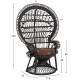 ΠΟΛΥΘΡΟΝΑ ROYAL PEACOCK HM9342.03 RATTAN ΜΑΥΡΟ-ΜΑΞΙΛΑΡΙ ΚΑΦΕ 114x72x150Yεκ. ΠΟΛΥΘΡΟΝΑ ROYAL PEACOCK HM9342.03 RATTAN ΜΑΥΡΟ-ΜΑΞΙΛΑΡΙ ΜΑΥΡΟ 114x72x150Yεκ.