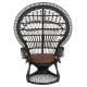 ΠΟΛΥΘΡΟΝΑ ROYAL PEACOCK HM9342.03 RATTAN ΜΑΥΡΟ-ΜΑΞΙΛΑΡΙ ΚΑΦΕ 114x72x150Yεκ. ΠΟΛΥΘΡΟΝΑ ROYAL PEACOCK HM9342.03 RATTAN ΜΑΥΡΟ-ΜΑΞΙΛΑΡΙ ΜΑΥΡΟ 114x72x150Yεκ.