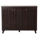 ΠΑΠΟΥΤΣΟΘΗΚΗ-ΝΤΟΥΛΑΠΙ PRODY HM9610.01 ΜΕΛΑΜΙΝΗ WENGE 3 ΠΟΡΤΕΣ 115x34x89Υεκ.