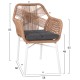 ΠΟΛΥΘΡΟΝΑ TOPIN HM6048.01 ΑΛΟΥΜΙΝΙΟ ΛΕΥΚΟ-P.E. RATTAN ΑΝΟΙΧΤΟ ΚΑΦΕ-ΜΑΞΙΛΑΡΙ ΓΚΡΙ 58x60x83Υ εκ ΠΟΛΥΘΡΟΝΑ TOPIN HM6048.01 ΑΛΟΥΜΙΝΙΟ ΛΕΥΚΟ-P.E. RATTAN ΑΝΟΙΧΤΟ ΚΑΦΕ-ΜΑΞΙΛΑΡΙ ΓΚΡΙ 58x60x83Υ εκ