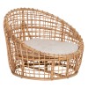 ΠΟΛΥΘΡΟΝΑ ENTO HM9814 RATTAN ΣΕ ΦΥΣΙΚΟ-ΜΠΕΖ ΜΑΞΙΛΑΡΙ 85x75x67Yεκ.