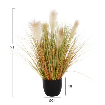 ΔΙΑΚΟΣΜΗΤΙΚΟ ΣΥΝΘΕΤΙΚΟ ΦΥΤΟ HM4010 ΦΡΑΓΜΙΤΗΣ ΣΕ ΓΛΑΣΤΡΑ Φ24x18-91Υεκ.