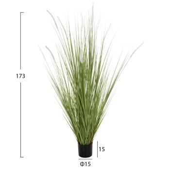 ΔΙΑΚΟΣΜΗΤΙΚΟ ΣΥΝΘΕΤΙΚΟ ΦΥΤΟ HM4017 BRISTLEGRASS ΣΕ ΓΛΑΣΤΡΑ 173Υεκ.