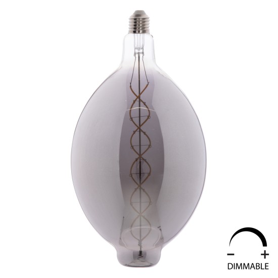 ΛΑΜΠΤΗΡΑΣ LED FILAMENT 8W E27 3000K SMOKE DIMMABLE HM4051.03