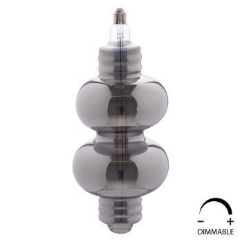 ΛΑΜΠΤΗΡΑΣ LED FILAMENT 8W E27 3000K SMOKE COLOR DIMMABLE  HM4053.03