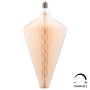 ΛΑΜΠΤΗΡΑΣ LED FILAMENT 8W E27 3000K GOLD COLOR DIMMABLE HM4054.02