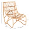 ΠΟΛΥΘΡΟΝΑ GRINN HM9815.01 ΡΑΒΔΟΙ RATTAN ΣΕ ΦΥΣΙΚΟ 56,5x73,5x79,5Υ εκ.