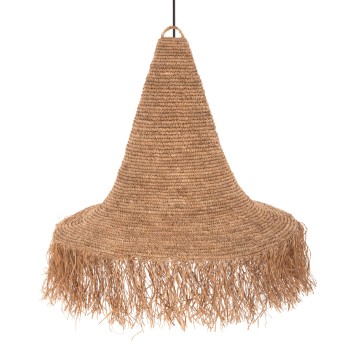 ΦΩΤΙΣΤΙΚΟ ΟΡΟΦΗΣ ΚΡΕΜΑΣΤΟ HM4033 RATTAN ΣΕ ΦΥΣΙΚΟ Φ103x84,5-106Yεκ.