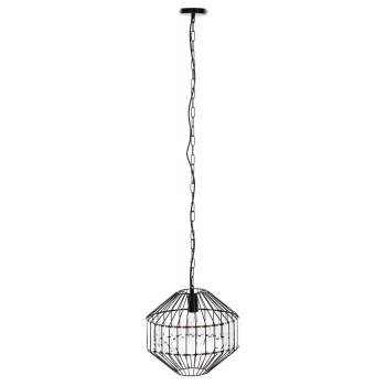 ΦΩΤΙΣΤΙΚΟ ΟΡΟΦΗΣ ΚΡΕΜΑΣΤΟ HM4092 ΜΕΤΑΛΛΙΚΟ ΜΑΥΡΟ ΚΑΠΕΛΟ Φ33,5x29-127,5Υεκ.