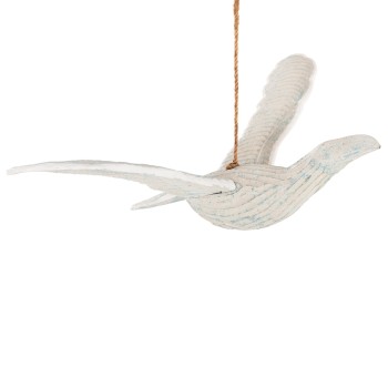 ΚΡΕΜΑΣΤΟ ΔΙAΚΟΣΜΗΤΙΚΟ ΜΕΓΑΛΟΣ ΓΛΑΡΟΣ HM4302 ΞΥΛΟ ΑΛΜΠΑΣΙΑΣ BLUEWASH 93x62x12-100Υ εκ.