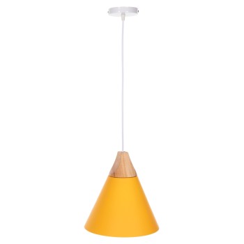 ΦΩΤΙΣΤΙΚΟ ΟΡΟΦΗΣ ΚΡΕΜΑΣΤΟ HM4151 ΚΙΤΡΙΝΟ ΜΕΤΑΛΛΙΚΟ ΚΑΠΕΛΟ Φ21,5x115Υ εκ.