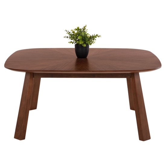 ΤΡΑΠΕΖΙ ΣΑΛΟΝΙΟΥ RINER HM9738 MDF ΜΕ ΚΑΠΛΑΜΑ ΚΑΡΥΔΙΑΣ 100x100x45Yεκ.