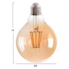 ΛΑΜΠΤΗΡΑΣ GLOBO LED FILAMENT 8W E27 2700K ΧΡΥΣΟ DIMMABLE HM4050.02