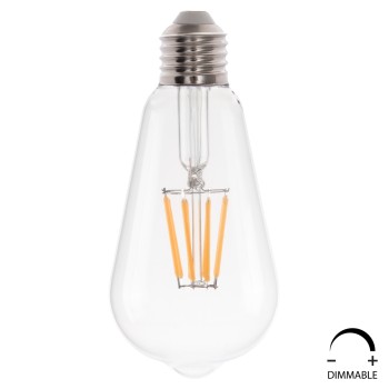 ΛΑΜΠΤΗΡΑΣ HM4188.01 LED FILAMENT 8W E27 DIMMABLE 2700K ΔΙΑΦΑΝΟΣ