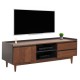 ΕΠΙΠΛΟ ΤΗΛΕΟΡΑΣΗΣ VEEN HM9741 MDF ΜΕ ΚΑΠΛΑΜΑ ΚΑΡΥΔΙΑΣ-ΚΑΡΥΔΙ&ΣΚΟΥΡΟ ΓΚΡΙ 170x40x50Υ