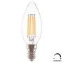 ΛΑΜΠΤΗΡΑΣ LED FILAMENT 4W E14 3000K ΔΙΑΦΑΝΟΣ DIMMABLE HM4048.01
