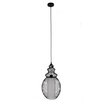 ΦΩΤΙΣΤΙΚΟ ΟΡΟΦΗΣ ΚΡΕΜΑΣΤΟ HM4184 ΜΑΥΡΟ ΜΕΤΑΛΛΟ 26x26x125Υεκ.