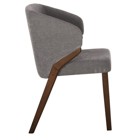 ΚΑΡΕΚΛΑ RADDER HM9749 RUBBERWOOD ΣΕ ΚΑΡΥΔΙ-ΓΚΡΙ ΥΦΑΣΜΑ 50x53x77Υεκ. ΚΑΡΕΚΛΑ RADDER HM9749 RUBBERWOOD ΣΕ ΚΑΡΥΔΙ-ΓΚΡΙ ΥΦΑΣΜΑ 50x53x77Υεκ.