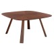 ΤΡΑΠΕΖΙ ΤΡΑΠΕΖΑΡΙΑΣ RINER HM9733 MDF ΜΕ ΚΑΠΛΑΜΑ ΚΑΡΥΔΙΑΣ 150x150x75Υ εκ. ΤΡΑΠΕΖΙ ΤΡΑΠΕΖΑΡΙΑΣ RINER HM9733 MDF ΜΕ ΚΑΠΛΑΜΑ ΚΑΡΥΔΙΑΣ 150x150x75Υ εκ.