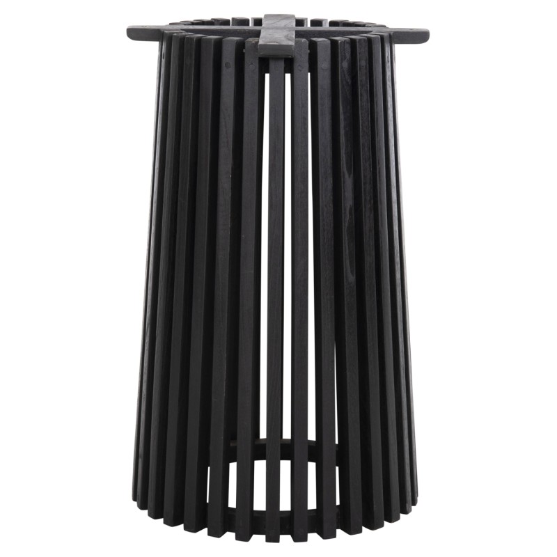 ΒΑΣΗ ΤΡΑΠΕΖΙΟΥ ΕΣΩΤ.ΧΩΡΟΥ ΣΤΡΟΓΓΥΛΗ FRANTZ HM9459.12 MINDI ΞΥΛΟ ΣΕ ΜΑΥΡΟ ΧΡΩΜΑ Φ60x74Yεκ.