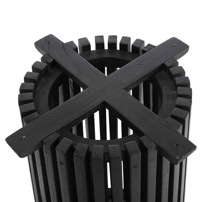 ΒΑΣΗ ΤΡΑΠΕΖΙΟΥ ΕΣΩΤ.ΧΩΡΟΥ ΣΤΡΟΓΓΥΛΗ FRANTZ HM9459.12 MINDI ΞΥΛΟ ΣΕ ΜΑΥΡΟ ΧΡΩΜΑ Φ60x74Yεκ.