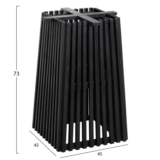 ΒΑΣΗ ΤΡΑΠΕΖΙΟΥ ΕΣΩΤ.ΧΩΡΟΥ ΤΕΤΡΑΓΩΝΗ FRANTZ HM9460.12 ΞΥΛΟ MINDI ΣΕ ΜΑΥΡΟ 60x60x73Y εκ. ΒΑΣΗ ΤΡΑΠΕΖΙΟΥ ΕΣΩΤ.ΧΩΡΟΥ ΤΕΤΡΑΓΩΝΗ FRANTZ HM9460.12 ΞΥΛΟ MINDI ΣΕ ΜΑΥΡΟ 60x60x73Y εκ.