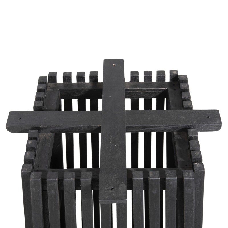 ΒΑΣΗ ΤΡΑΠΕΖΙΟΥ ΕΣΩΤ.ΧΩΡΟΥ ΤΕΤΡΑΓΩΝΗ FRANTZ HM9460.12 ΞΥΛΟ MINDI ΣΕ ΜΑΥΡΟ 60x60x73Y εκ.